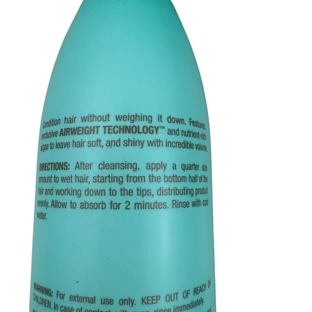 Volaire Weightless Fortifying Conditioner Unisex 8 oz Teal‎ Volumizing Airweight